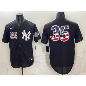 New York Yankees 35 Beelinger Black USA 250 Fourth of July Men Jersey