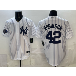 New York Yankees 42 Robinson White Cool Base Men Jersey New York Yankees 42 Robinson White Cool Base Men Jersey
