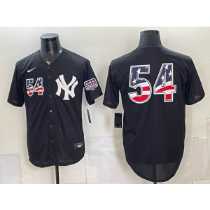 New York Yankees 54 Aroldis Chapman Black USA 250 Fourth of July Men Jersey