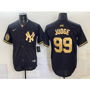 New York Yankees 9 Judge Black Navy Men Jersey