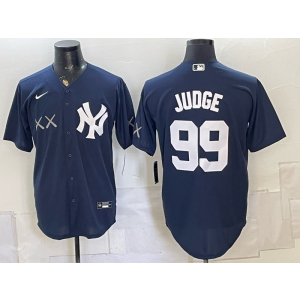 New York Yankees x KAWS 99 Judge Navy Men Jersey