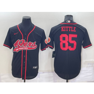 Nike 49ERS 85 Kittle Black Vapor Baseball Limited Men Jersey Nike 49ERS 85 Kittle Black Vapor Baseball Limited Men Jersey