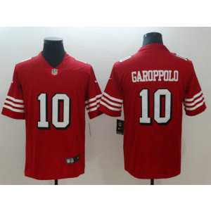 Nike 49ers 10 Jimmy Garoppolo Red 2018 Vapor Untouchable Limited Men Jersey Nike 49ers 10 Jimmy Garoppolo Red 2018 Vapor Untouchable Limited Men Jersey
