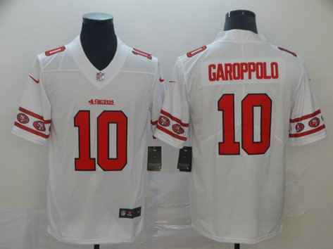 Nike 49ers 10 Jimmy Garoppolo White Team Logos Fashion Vapor Limited Jersey Nike 49ers 10 Jimmy Garoppolo White Team Logos Fashion Vapor Limited Jersey