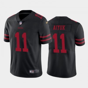 Nike 49ers 11 Brandon Aiyuk Black 2020 NFL Draft Vapor Limited Men Jersey Nike 49ers 11 Brandon Aiyuk Black 2020 NFL Draft Vapor Limited Men Jersey