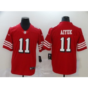 Nike 49ers 11 Brandon Aiyuk Red 2020 NFL Draft Vapor Limited Men Jersey Nike 49ers 11 Brandon Aiyuk Red 2020 NFL Draft Vapor Limited Men Jersey