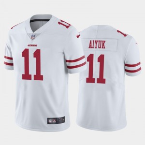 Nike 49ers 11 Brandon Aiyuk White 2020 NFL Draft Vapor Limited Men Jersey Nike 49ers 11 Brandon Aiyuk White 2020 NFL Draft Vapor Limited Men Jersey