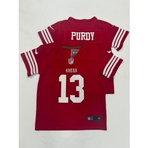 Nike 49ers 13 Brock Purdy Red Toddler Jersey Nike 49ers 13 Brock Purdy Red Toddler Jersey