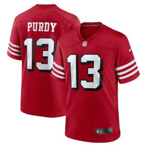 Nike 49ers 13 Brock Purdy Red Vapor Untouchable Limited Men Jersey Nike 49ers 13 Brock Purdy Red Vapor Untouchable Limited Men Jersey
