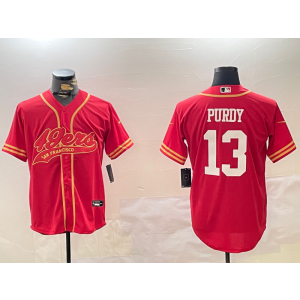 Nike 49ers 13 Brock Red Vapor Baseball Limited Men Jersey Nike 49ers 13 Brock Red Vapor Baseball Limited Men Jersey