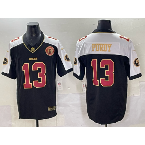 Nike 49ers 13 Purdy Black Red Thanksgiving F.U.S.E. Vapor Limited Men Jersey Nike 49ers 13 Purdy Black Red Thanksgiving F.U.S.E. Vapor Limited Men Jersey