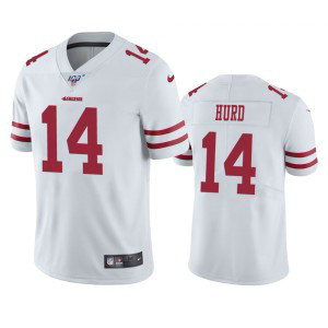 Nike 49ers 14 Jalen Hurd White Vapor Untouchable Limited Men Jersey Nike 49ers 14 Jalen Hurd White Vapor Untouchable Limited Men Jersey