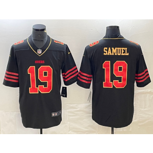 Nike 49ers 19 Deebo Samuel Black Gold Vapor Limited Men Jersey Nike 49ers 19 Deebo Samuel Black Gold Vapor Limited Men Jersey