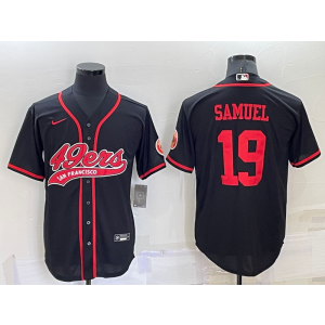 Nike 49ers 19 Deebo Samuel Black Vapor Baseball Limited Men Jersey Nike 49ers 19 Deebo Samuel Black Vapor Baseball Limited Men Jersey