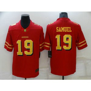 Nike 49ers 19 Deebo Samuel Red Gold Vapor Untouchable Limited Men Jersey Nike 49ers 19 Deebo Samuel Red Gold Vapor Untouchable Limited Men Jersey