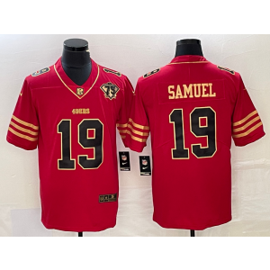 Nike 49ers 19 Deebo Samuel Red Gold Vapor Untouchable Limited Men Jersey Nike 49ers 19 Deebo Samuel Red Gold Vapor Untouchable Limited Men Jersey