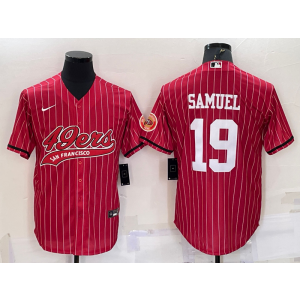 Nike 49ers 19 Deebo Samuel Red Vapor Baseball Limited Men Jerseys Nike 49ers 19 Deebo Samuel Red Vapor Baseball Limited Men Jerseys