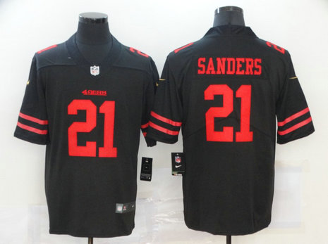 Nike 49ers 21 Deion Sanders Black Vapor Untouchable Limited Jersey Nike 49ers 21 Deion Sanders Black Vapor Untouchable Limited Jersey