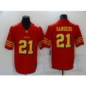 Nike 49ers 21 Deion Sanders Red Gold Vapor Untouchable Limited Men Jersey Nike 49ers 21 Deion Sanders Red Gold Vapor Untouchable Limited Men Jersey