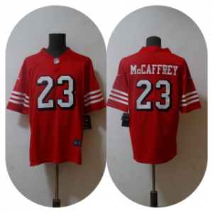 Nike 49ers 23 Christian McCaffrey 2022 New Red Vapor Untouchable Limited Men Jersey Nike 49ers 23 Christian McCaffrey 2022 New Red Vapor Untouchable Limited Men Jersey
