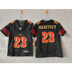 Nike 49ers 23 Christian McCaffrey Black Gold Rivalries F.U.S.E. Vapor Limited Women Jersey Nike 49ers 23 Christian McCaffrey Black Gold Rivalries F.U.S.E. Vapor Limited Women Jersey
