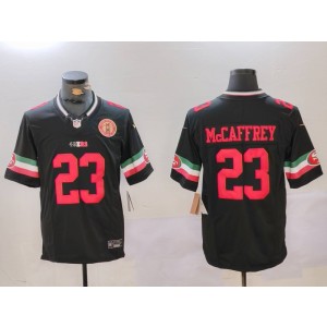 Nike 49ers 23 Christian McCaffrey Black Mexico F.U.S.E. Vapor Limited Men Jersey Nike 49ers 23 Christian McCaffrey Black Mexico F.U.S.E. Vapor Limited Men Jersey