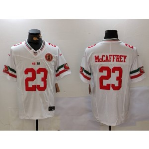 Nike 49ers 23 Christian McCaffrey White Mexico F.U.S.E. Vapor Limited Men Jersey Nike 49ers 23 Christian McCaffrey White Mexico F.U.S.E. Vapor Limited Men Jersey