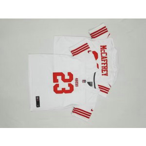 Nike 49ers 23 Christian McCaffrey White Toddler Jersey Nike 49ers 23 Christian McCaffrey White Toddler Jersey