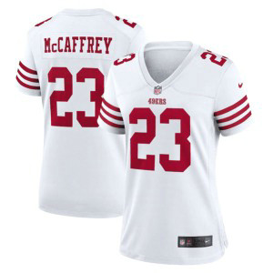Nike 49ers 23 Christian McCaffrey White Vapor Untouchable Limited Women Jersey(Run Small) Nike 49ers 23 Christian McCaffrey White Vapor Untouchable Limited Women Jersey(Run Small)