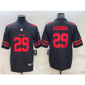 Nike 49ers 29 Hufanga Black Vapor Untouchable Limited Men Jersey Nike 49ers 29 Hufanga Black Vapor Untouchable Limited Men Jersey