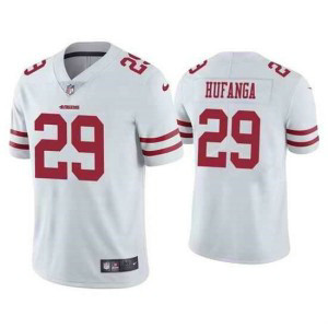 Nike 49ers 29 Talanoa Hufanga White Vapor Untouchable Limited Men Jersey Nike 49ers 29 Talanoa Hufanga White Vapor Untouchable Limited Men Jersey
