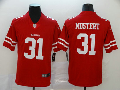 Nike 49ers 31 Raheem Mostert Red Vapor Untouchable Limited Jersey Nike 49ers 31 Raheem Mostert Red Vapor Untouchable Limited Jersey