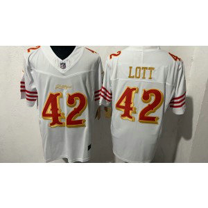 Nike 49ers 42 Lott White 2025 Rivalries F.U.S.E. Vapor Limited Men Jersey Nike 49ers 42 Lott White 2025 Rivalries F.U.S.E. Vapor Limited Men Jersey