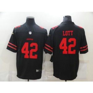 Nike 49ers 42 Ronnie Lott Black Vapor Untouchable Limited Men Jersey Nike 49ers 42 Ronnie Lott Black Vapor Untouchable Limited Men Jersey