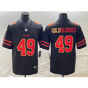 Nike 49ers 49 Goldblooded Black Vapor Untouchable Limited Men Jersey Nike 49ers 49 Goldblooded Black Vapor Untouchable Limited Men Jersey