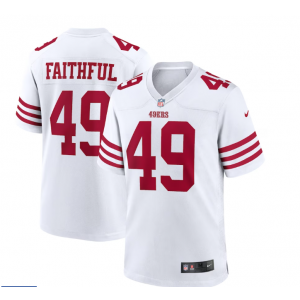 Nike 49ers 49 The Faithful White Vapor Untouchable Limited Men Jersey Nike 49ers 49 The Faithful White Vapor Untouchable Limited Men Jersey