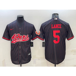 Nike 49ers 5 Lance Black Red Vapor Baseball Limited Men Jersey Nike 49ers 5 Lance Black Red Vapor Baseball Limited Men Jersey