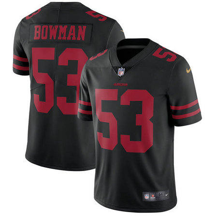 Nike 49ers 53 NaVorro Bowman Black Vapor Untouchable Limited Jersey Nike 49ers 53 NaVorro Bowman Black Vapor Untouchable Limited Jersey