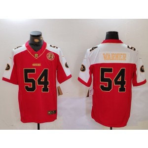 Nike 49ers 54 Fred Warner Red Thanksgiving Day F.U.S.E. Vapor Limited Men Jersey Nike 49ers 54 Fred Warner Red Thanksgiving Day F.U.S.E. Vapor Limited Men Jersey