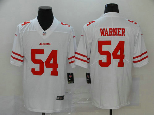 Nike 49ers 54 Fred Warner White Vapor Untouchable Limited Jersey Nike 49ers 54 Fred Warner White Vapor Untouchable Limited Jersey