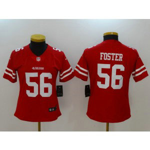 Nike 49ers 56 Reuben Foster Red Vapor Untouchable Limited Women Jersey Nike 49ers 56 Reuben Foster Red Vapor Untouchable Limited Women Jersey