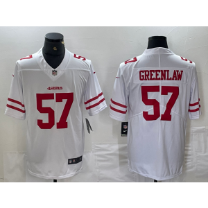 Nike 49ers 57 Dre Greenlaw White Vapor Untouchable Limited Men Jersey Nike 49ers 57 Dre Greenlaw White Vapor Untouchable Limited Men Jersey