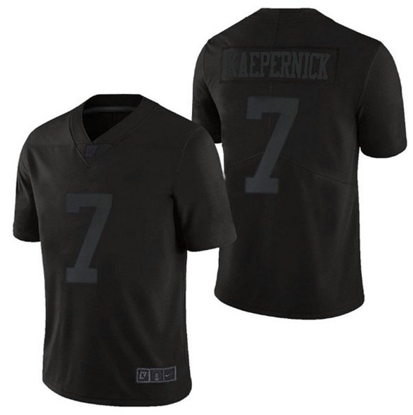 Nike 49ers 7 Colin Kaepernick All Black Vapor Untouchable Limited Jersey Nike 49ers 7 Colin Kaepernick All Black Vapor Untouchable Limited Jersey
