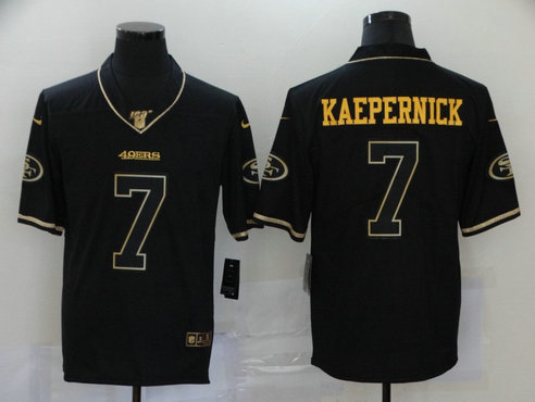 Nike 49ers 7 Colin Kaepernick Black Gold Vapor Untouchable Limited Jersey Nike 49ers 7 Colin Kaepernick Black Gold Vapor Untouchable Limited Jersey