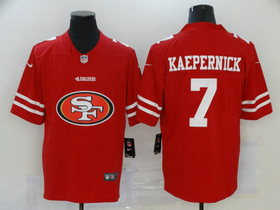 Nike 49ers 7 Colin Kaepernick Red Team Big Logo Vapor Untouchable Limited Jersey Nike 49ers 7 Colin Kaepernick Red Team Big Logo Vapor Untouchable Limited Jersey