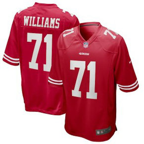 Nike 49ers 71 Williams Red Vapor Untouchable Limited Men Jersey Nike 49ers 71 Williams Red Vapor Untouchable Limited Men Jersey