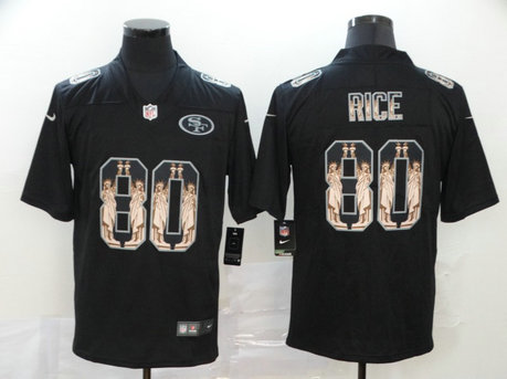 Nike 49ers 80 Jerry Rice Black Statue Of Liberty Limited Jersey Nike 49ers 80 Jerry Rice Black Statue Of Liberty Limited Jersey