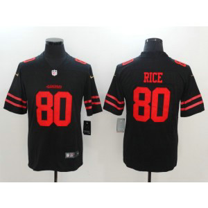 Nike 49ers 80 Jerry Rice Black Vapor Untouchable Limited Men Jersey Nike 49ers 80 Jerry Rice Black Vapor Untouchable Limited Men Jersey