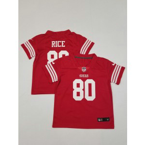 Nike 49ers 80 Jerry Rice Red Toddler Jersey Nike 49ers 80 Jerry Rice Red Toddler Jersey