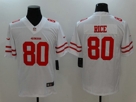 Nike 49ers 80 Jerry Rice White Vapor Untouchable Player Limited Jersey Nike 49ers 80 Jerry Rice White Vapor Untouchable Player Limited Jersey